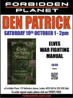 [Den Patrick Signing Elves War Fighting Manual (Product Image)]