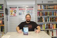 [Charles Stross signing Family Trade (Product Image)]