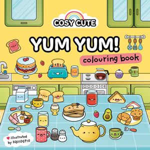 [Cosy Cute Yum Yum: Colouring Book (Product Image)]