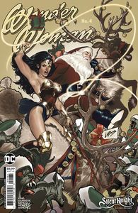 [Wonder Woman #4 (Cover D Pablo Villalobos Santa Card Stock Variant) (Product Image)]