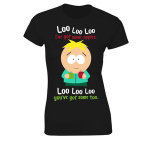 [South Park: Women's Fit T-Shirt: Butters, Loo Loo Loo Apples (Product Image)]