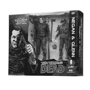 [Walking Dead: Action Figure 2 Pack: Negan & Glenn (Colour & Bloody) (Product Image)]