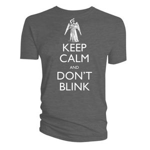 [Doctor Who: T-Shirt: Keep Calm & Don't Blink (Product Image)]