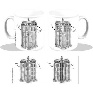 [Doctor Who: Mug: TARDIS Watercolour (Product Image)]