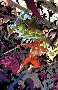 [Mighty Morphin Power Rangers/Teenage Mutant Ninja Turtles II #1 (Cover A Connecting Variant 1 Mora) (Product Image)]