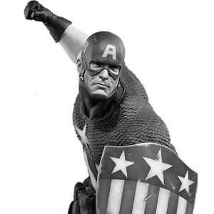 [Marvel: Premium Format Figure: Captain America Allied Charge On Hydra (Product Image)]