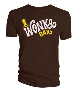 [Willy Wonka & The Chocolate Factory: T-Shirt: Wonka Bar (Brown) (Product Image)]