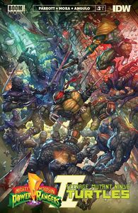 [Mighty Morphin Power Rangers/Teenage Mutant Ninja Turtles II #3 (Cover I Quah Variant) (Product Image)]