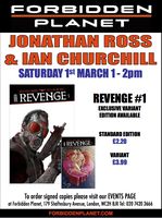 [Jonathan Ross and Ian Churchill Signing Revenge 1 (Product Image)]