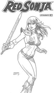 [Red Sonja #14 (Linsner Tint Variant) (Product Image)]