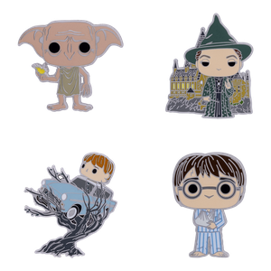 [Harry Potter & The Chamber Of Secrets 20th Anniversary: Pop! Pin Badge 4-Pack (Product Image)]