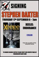 [Stephen Baxter Signing Xeelee: Endurance (Product Image)]