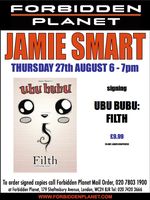 [Jamie Smart Signing Ubu Bubu: Filth (Product Image)]