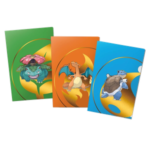 [Pokémon: Trading Card Game: Tournament Folios: 3-Pack: Charizard, Blastoise, Venusaur (Product Image)]
