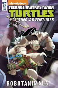 [Teenage Mutant Ninja Turtles: Amazing Adventures: Robotanimals #2 (Cover B Martin) (Product Image)]