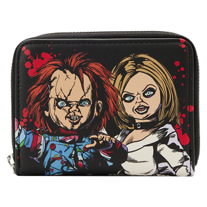 [Bride Of Chucky: Loungefly Zip Around Wallet: Happy Couple (Product Image)]