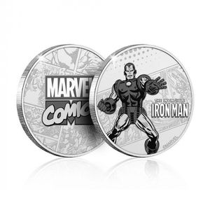 [Marvel: .999 Silver Plated Coin: Iron Man (Product Image)]