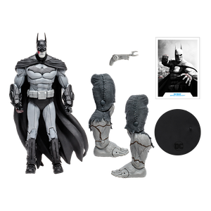 [DC Multiverse: Arkham City: Gold Label Series Build-A Action Figure: Batman (Black & White Variant) (Product Image)]