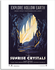 [Godzilla X Kong: The New Empire: Art Print: Sunrise Crystals (Product Image)]