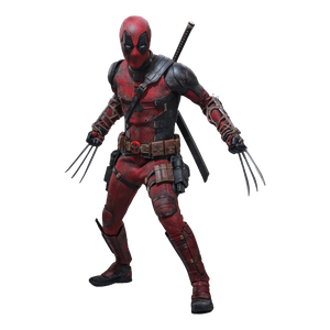 [Deadpool & Wolverine: Hot Toys 1/6 Scale Action Figure: Deadpool (Battling Version) (Product Image)]
