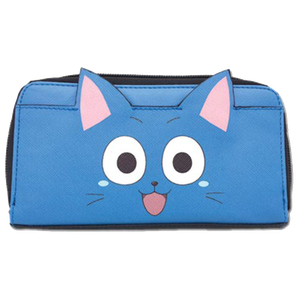 [Fairy Tail: Happy Face Juniors Zip Wallet (Product Image)]