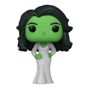 [She-Hulk (Disney+): Pop! Vinyl Figure: She-Hulk (Gala Dress: Glitter) (Product Image)]