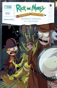[The cover for Rick & Morty: Sherick Holmes & Mortson #1 (Cover A Tramontan)]