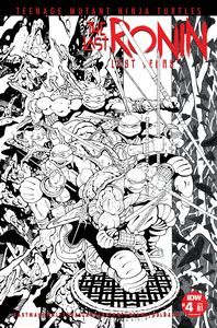 [Teenage Mutant Ninja Turtles: Last Ronin: The Lost Years #4 (Cover E Moore Black & White Variant) (Product Image)]