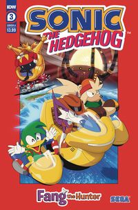 [The cover for Sonic The Hedgehog: Fang The Hunter #3 (Cover A Hammerstrom)]