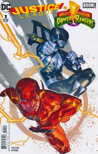 [Justice League/Power Rangers #1 (Flash/Black Ranger Variant) (Product Image)]