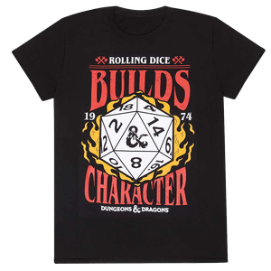 [Dungeons & Dragons: T-Shirt: Builds Character (Product Image)]