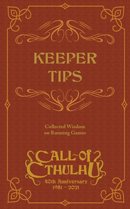 [Call Of Cthulhu: Keeper Tips Book: Collected Wisdom: Leatherette Pocket Book (Product Image)]