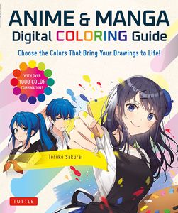 [Anime & Manga Digital Coloring Guide (Product Image)]