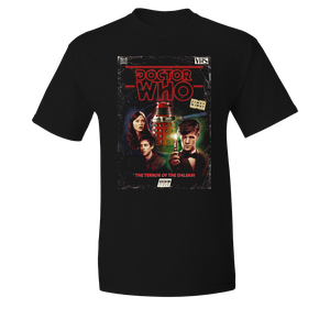 [Doctor Who: T-Shirt: Terror Of The Daleks VHS Throwback (Product Image)]