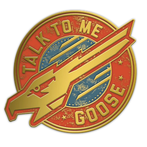[Top Gun: Maverick: Enamel Pin Badge: Talk To Me Goose (Product Image)]