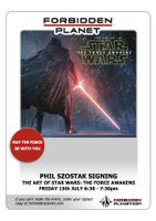 [Phil Szostak Signing The Art of Star Wars: The Force Awakens (Product Image)]