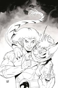 [Thundercats #3 (Cover ZB Moss Snarf Black & White Virgin Variant) (Product Image)]