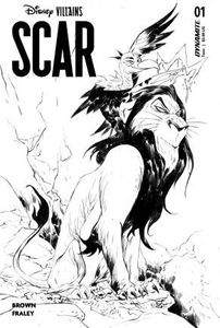 [Disney Villains: Scar #1 (Cover ZB Jae Lee Black & White Variant) (Product Image)]