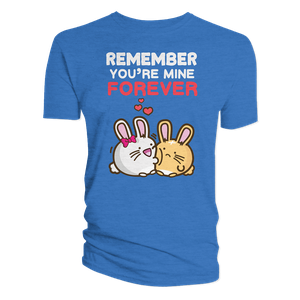 [Fuzzballs: T-Shirt: Remember You're Mine! (Blue) (Product Image)]