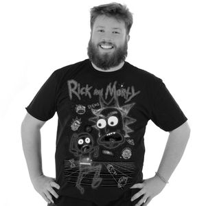 [Rick & Morty: T-Shirt: Vapourwave (Product Image)]