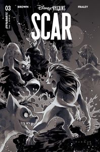 [Disney Villains: Scar #3 (Cover I Darboe Black & White Variant) (Product Image)]
