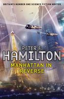 [Peter F Hamilton signing Manhattan in Reverse (Product Image)]