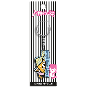 [Aggretsuko: Enamel Keychain: I Can't Adult Today  (Product Image)]