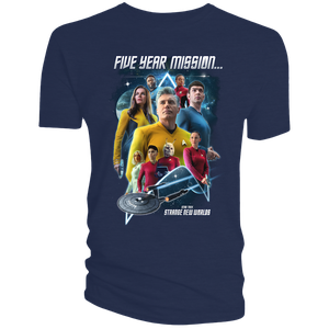 [Star Trek: Strange New Worlds: T-Shirt: Crew & Badge (Product Image)]