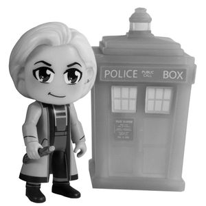 [Doctor Who: 13th Doctor: TITANS Vinyl Figure 2 Pack: Kawaii & Materialising Tardis (SDCC) (Product Image)]