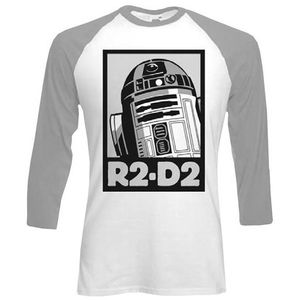 [Star Wars: Baseball Shirts: R2-D2 Block (Product Image)]