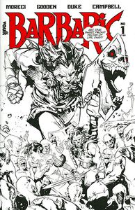 [Barbaric #1 (Cover A Deluxe Black & White Edition) (Product Image)]