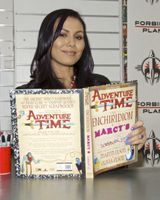 [Olivia Olson Signing Adventure Time: The Enchiridion & Marcy's Super Secret Scrapbook (Product Image)]