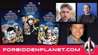 [James Goss, Mark Morris and Gary Russell signing new Dr Who Target Novels (Product Image)]