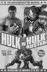 [Avengers: Age Of Ultron: Poster: Hulk Vs Hulkbuster (Product Image)]
